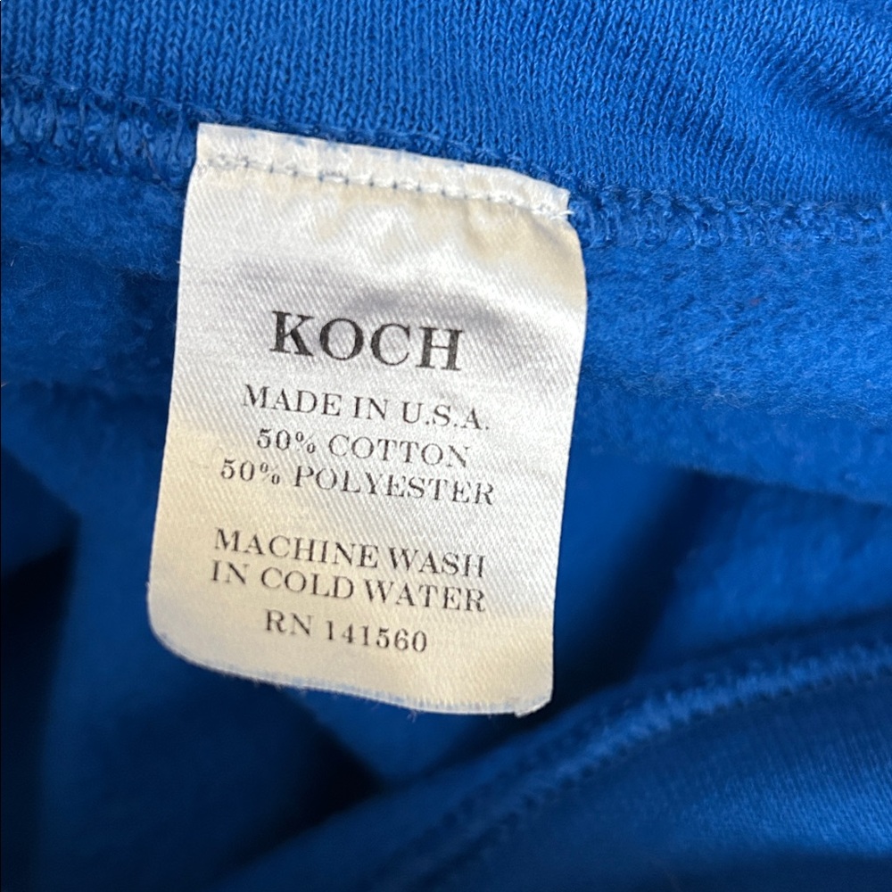 KOCH Blue Limited Edition Long Sleeve 1972 Pickleball Club Hoodie size M - Picture 8 of 11